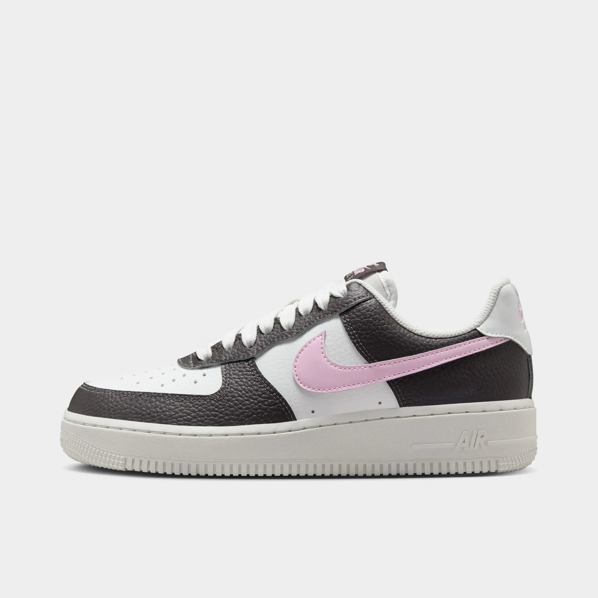 Comfortable Flex High Cushioning Nike Women's Air Force 1 '07 Summit White / Pink Foam - Medium Ash