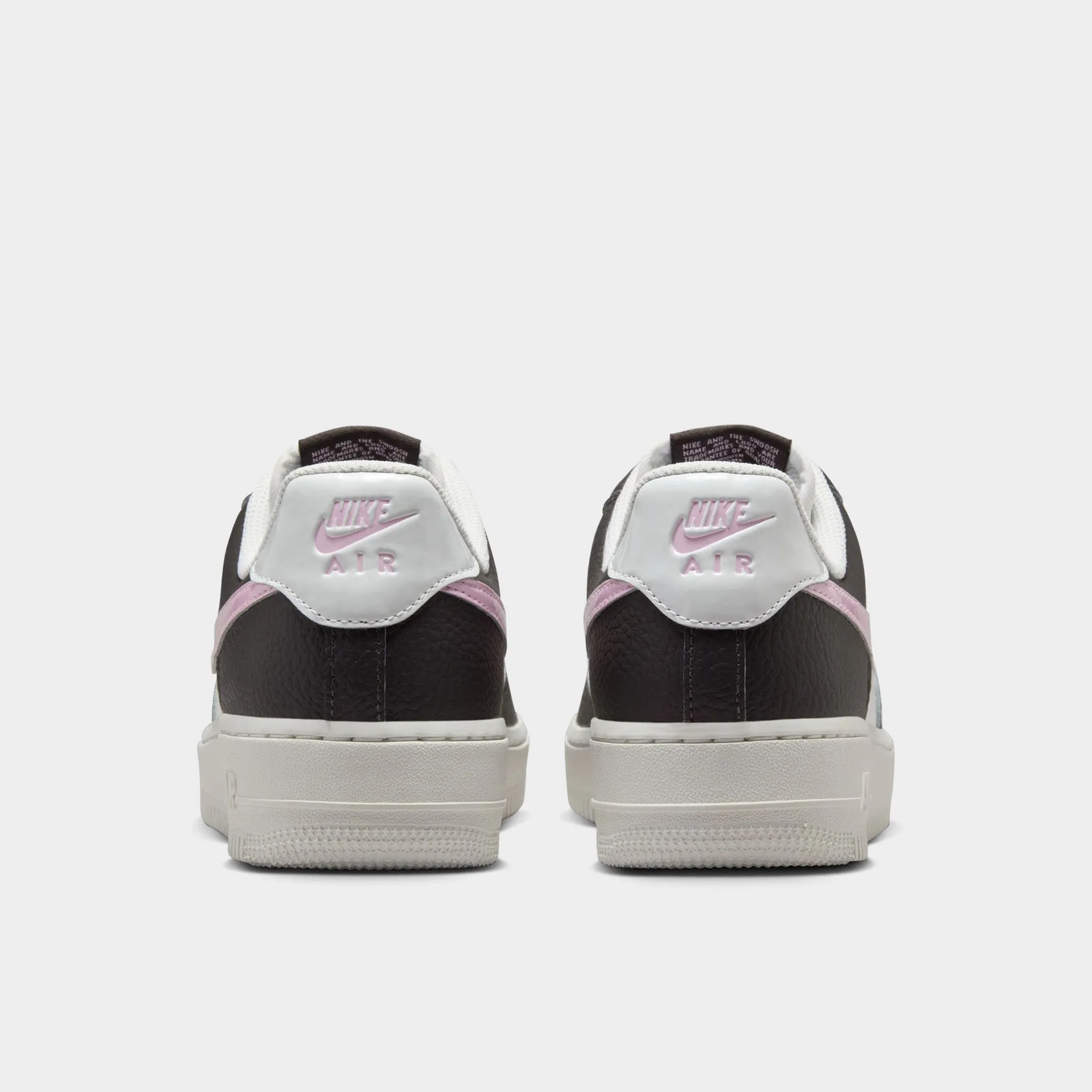 Wide Toe Box Design Dual Layer Nike Women's Air Force 1 '07 Summit White / Pink Foam - Medium Ash