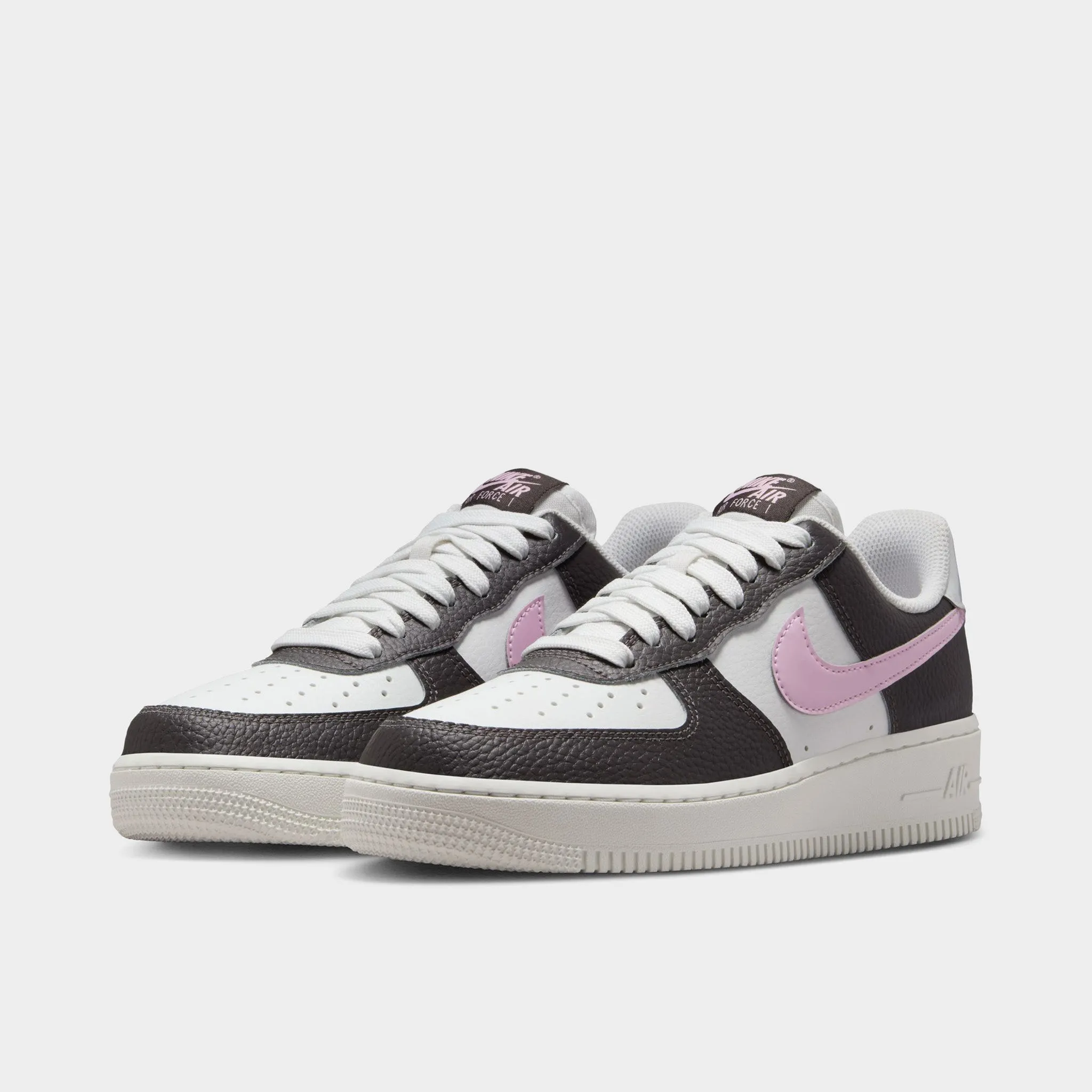 Nike Women's Air Force 1 '07 Summit White / Pink Foam - Medium Ash Odor Resistant Material Sports Ready