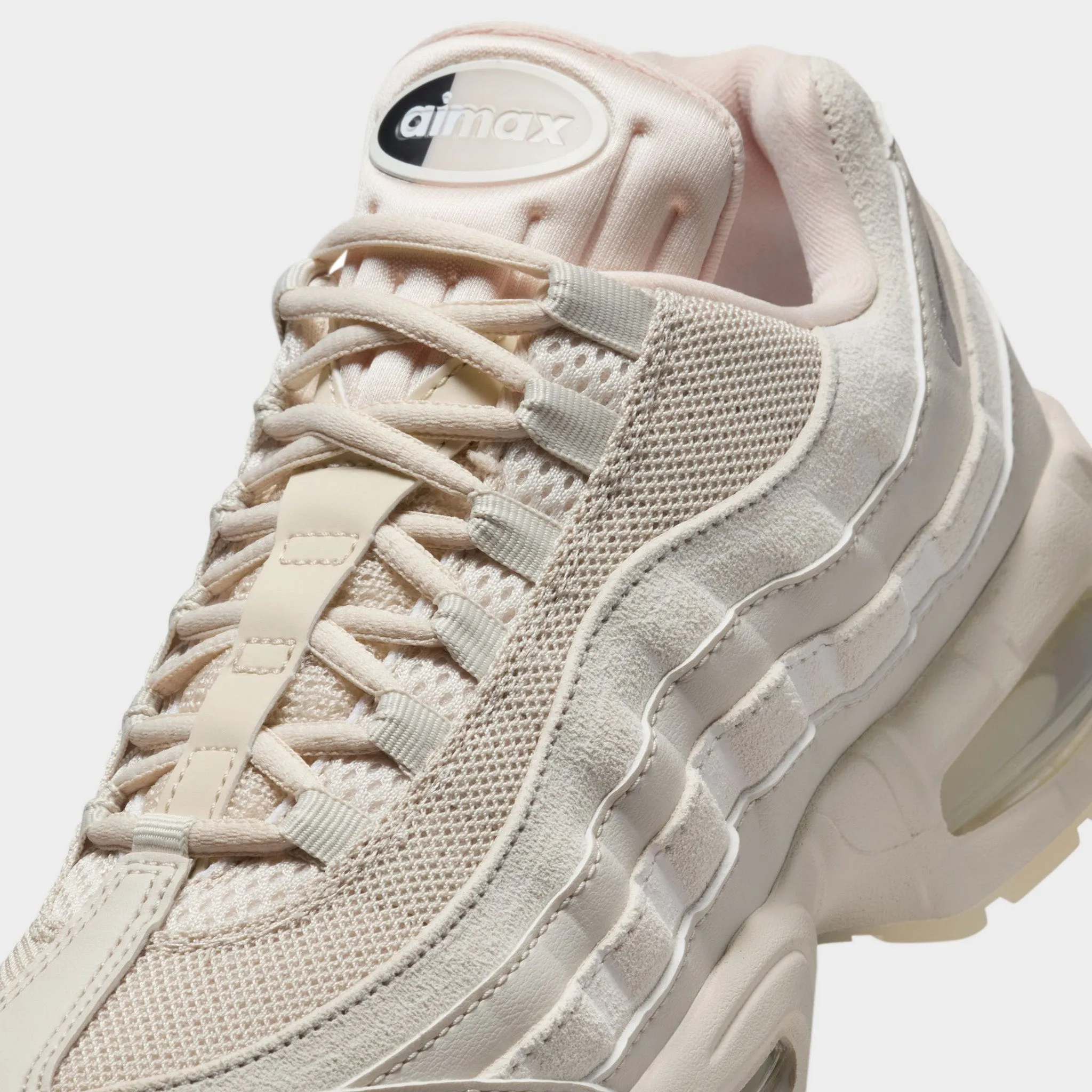 Spring Bounce Airflow Channeling Nike Women's Air Max 95 Light Orewood Brown / Phantom - Platinum Tint
