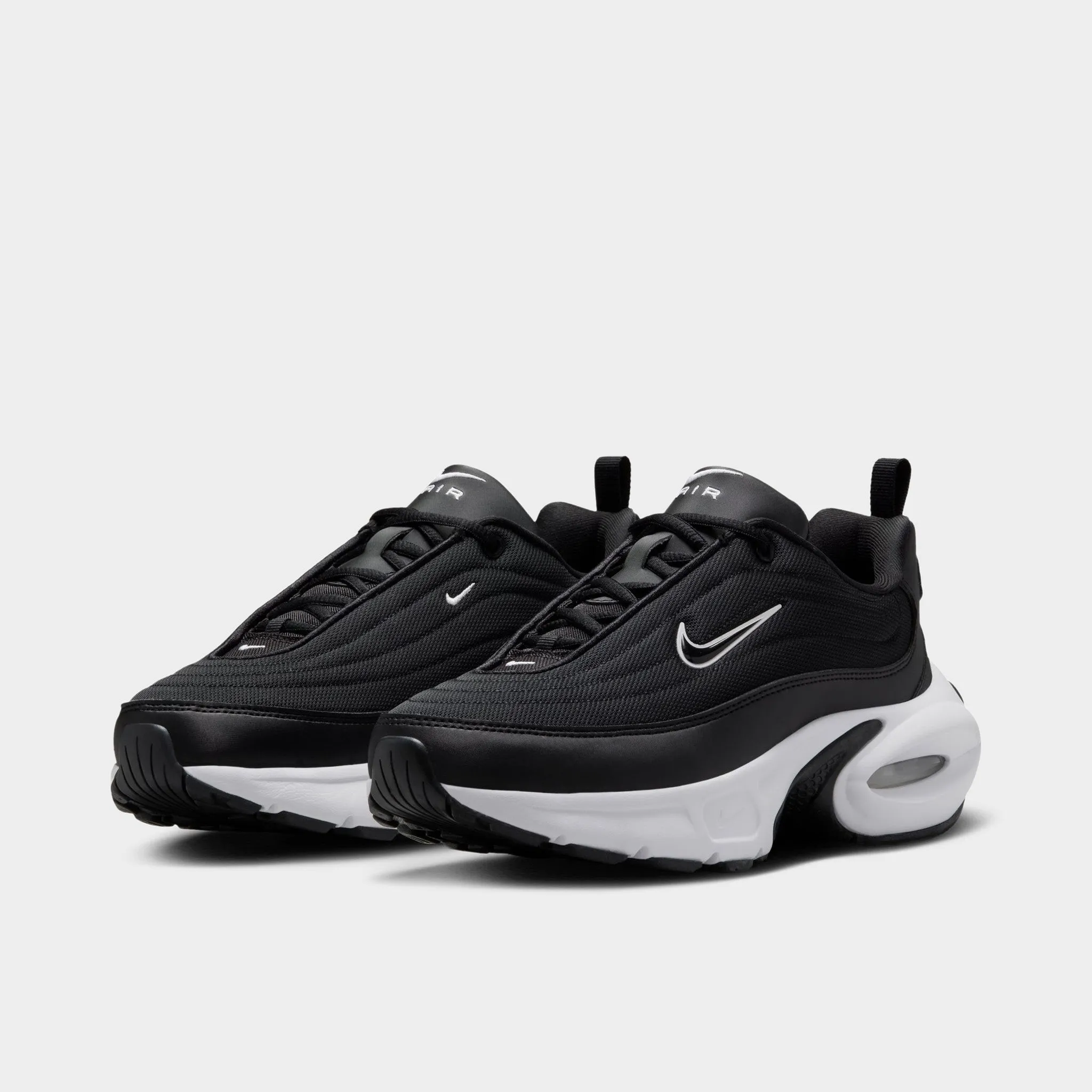 Nike Women's Air Max Portal Black / White Slip On Construction