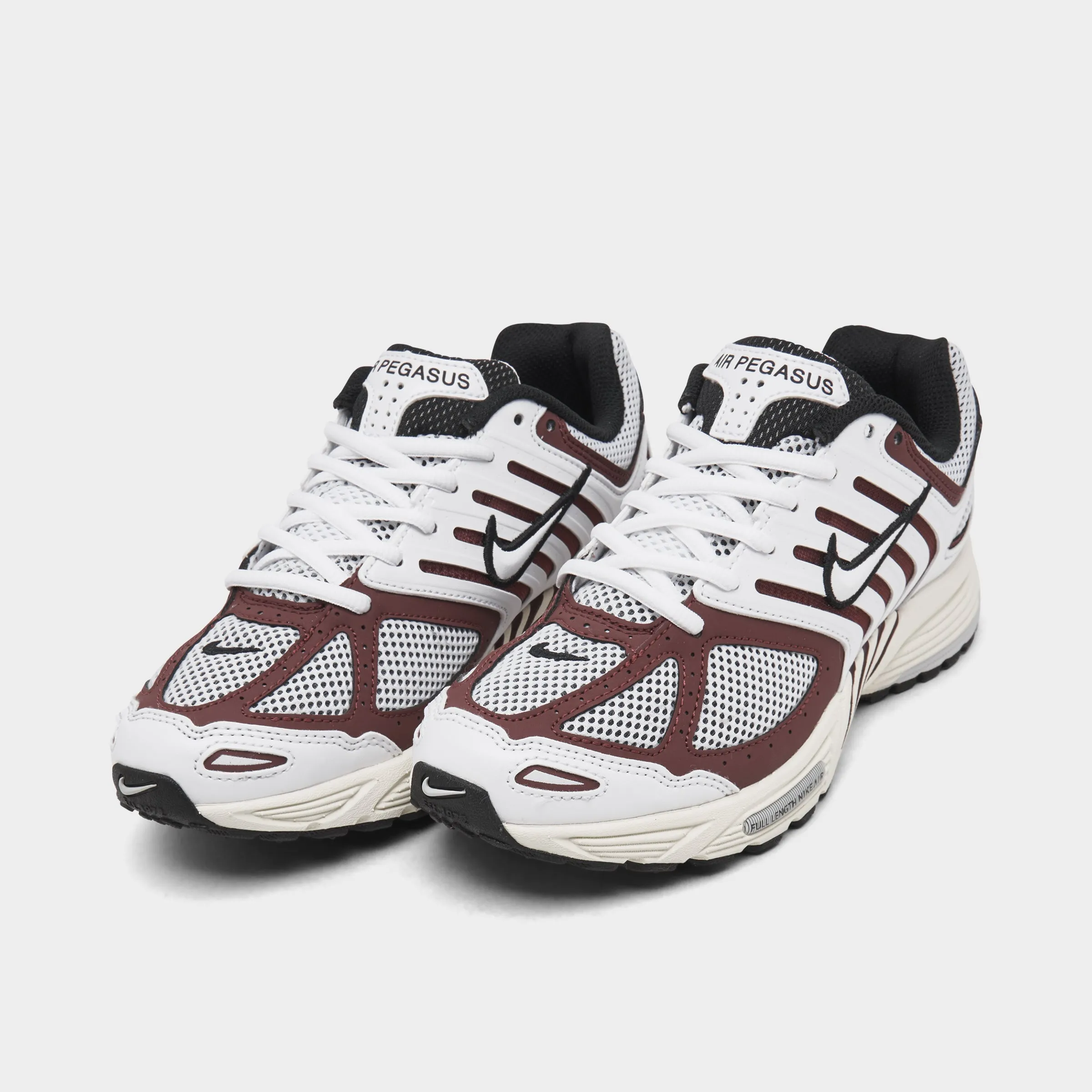 Nike Women's Air Pegasus 2005 Dark Team Red / White - Black Breathable Vamp Refined performance