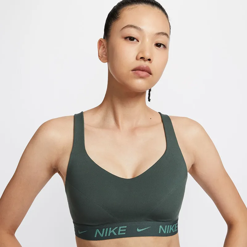 Nike Women's Indy High Support Padded Adjustable Sports Bra Abrasion Resistant Edging Quick Slip