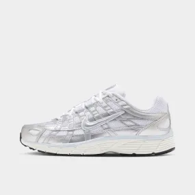 Sleek cushioning Nike Women's P-6000 White / Metallic Silver - Blue Tint