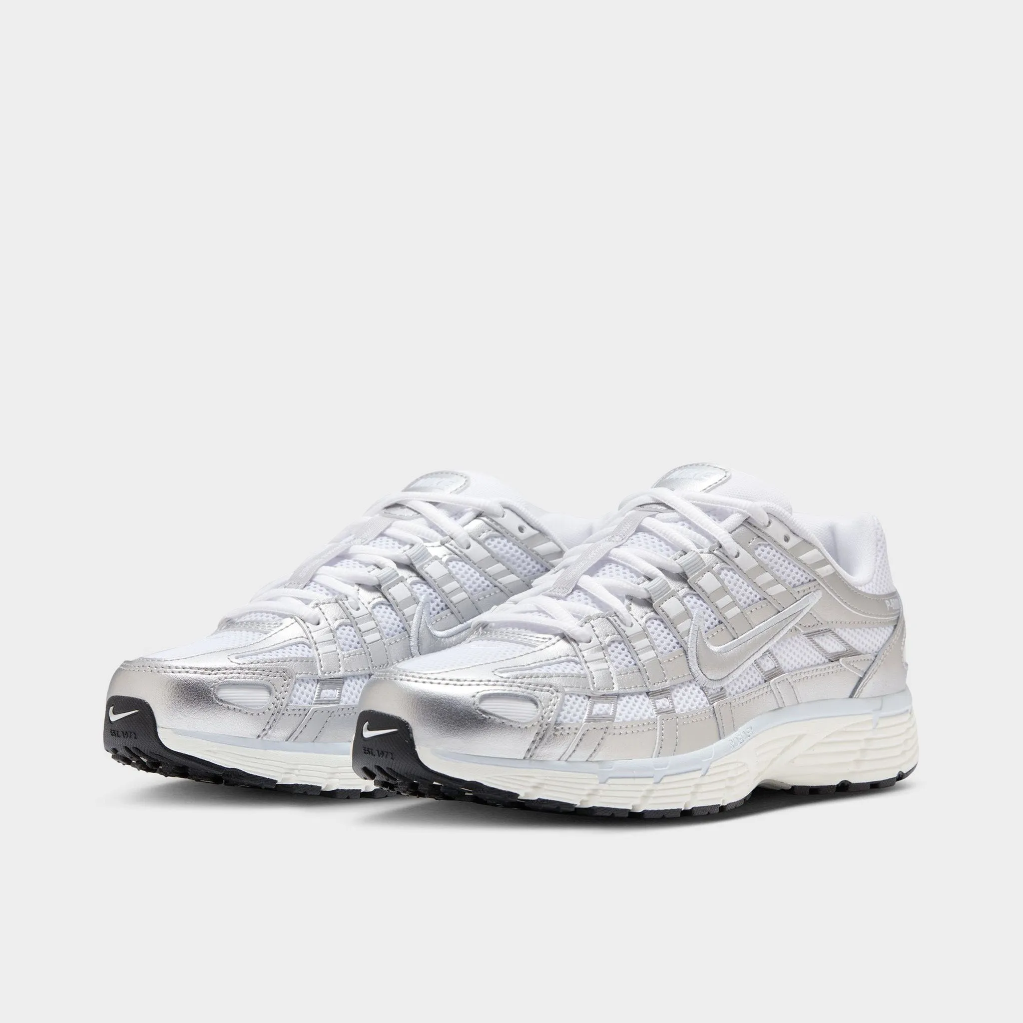 Every Use Nike Women's P-6000 White / Metallic Silver - Blue Tint