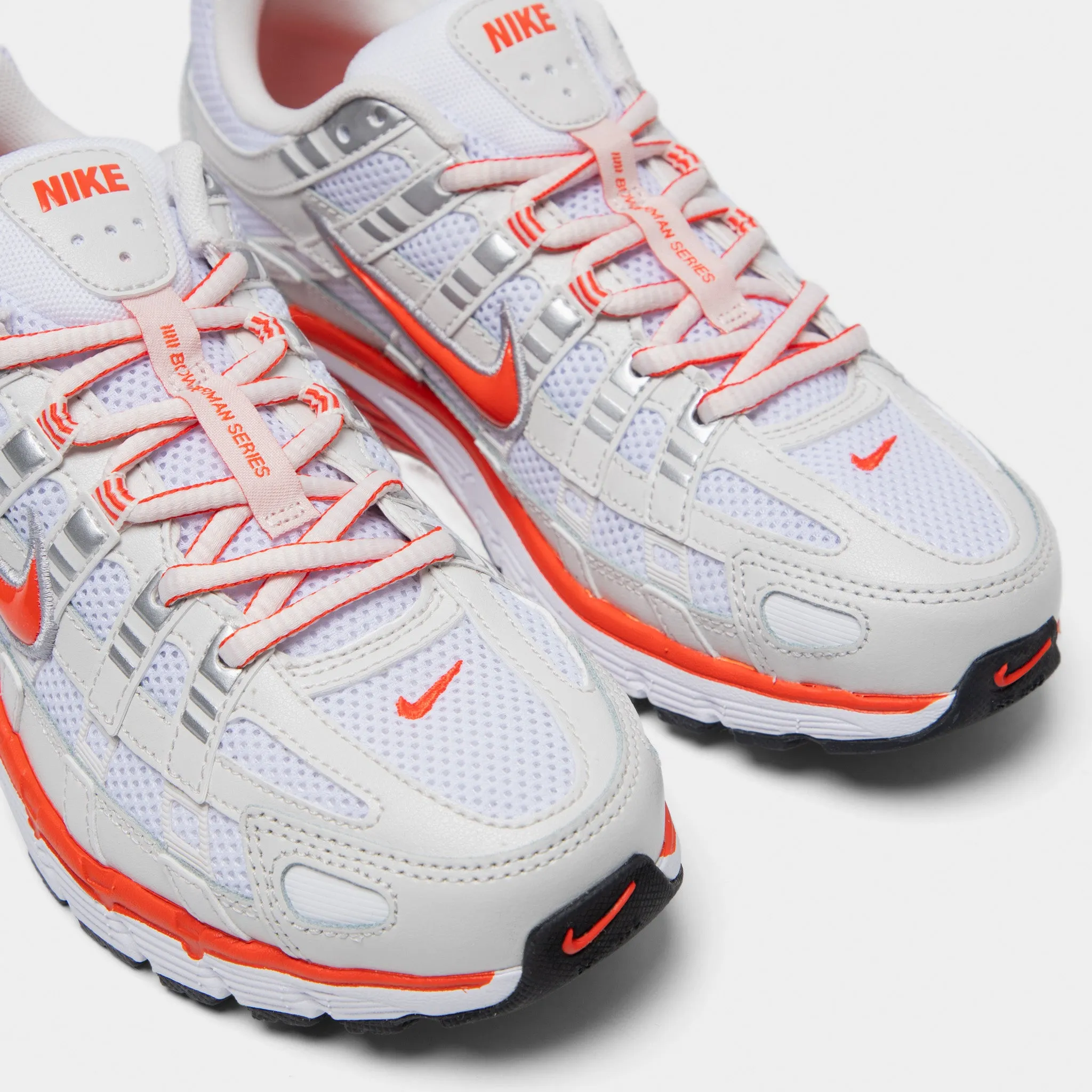 Refined chic Nike Women's P-6000 White / Picante Red - Platinum Tint