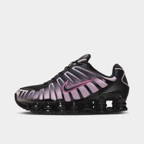 Nike Women's Shox TL Black / Black - Playful Pink Comfortable Linings