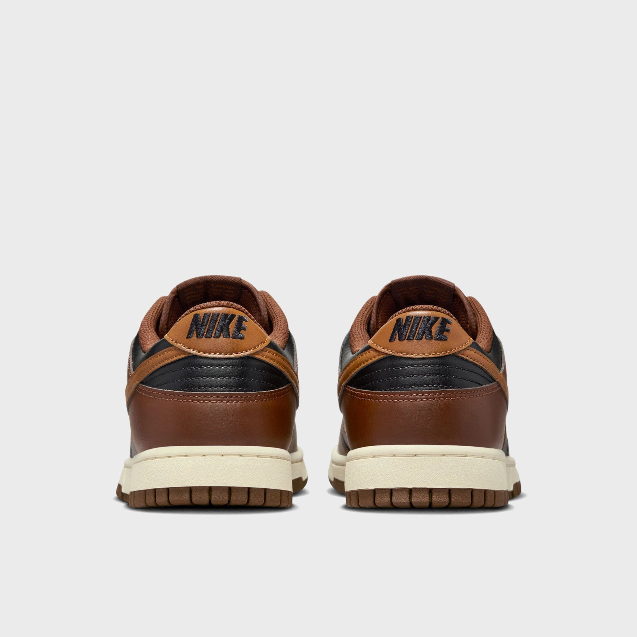 Nike Dunk Low Black / British Tan - Cacao Wow Abrasion Resistant Guards