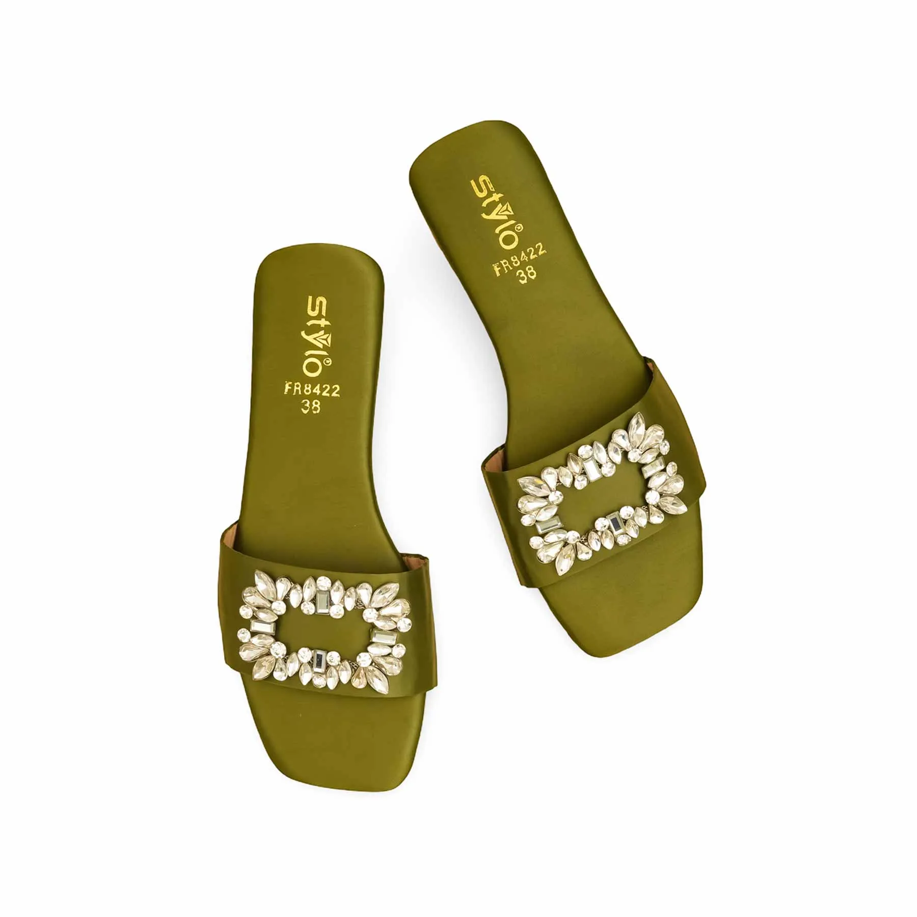 Jog Glow Olive Formal Women Slipper FR8422