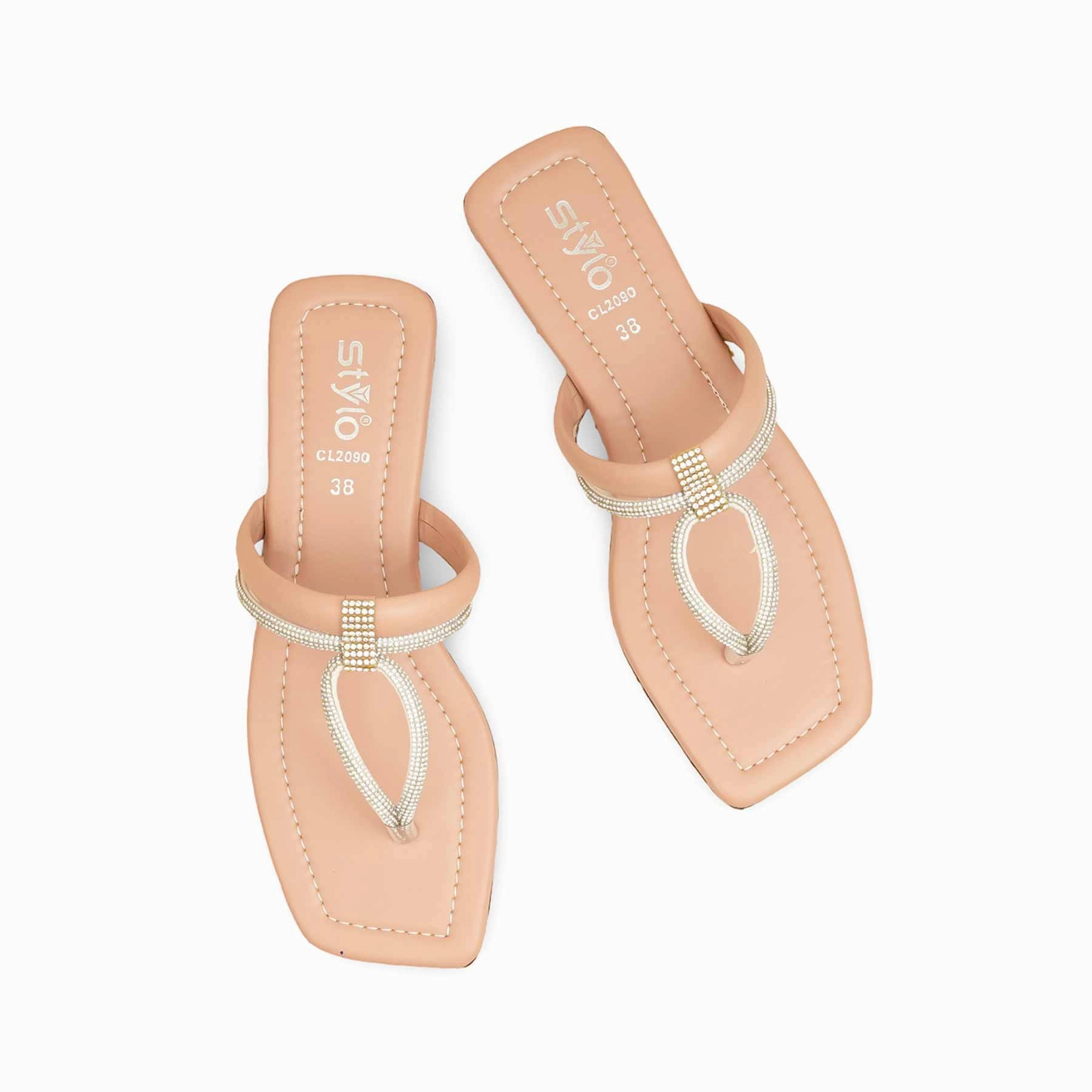 Pink Casual Women Chappal  CL2090 View Top Casual Cushion