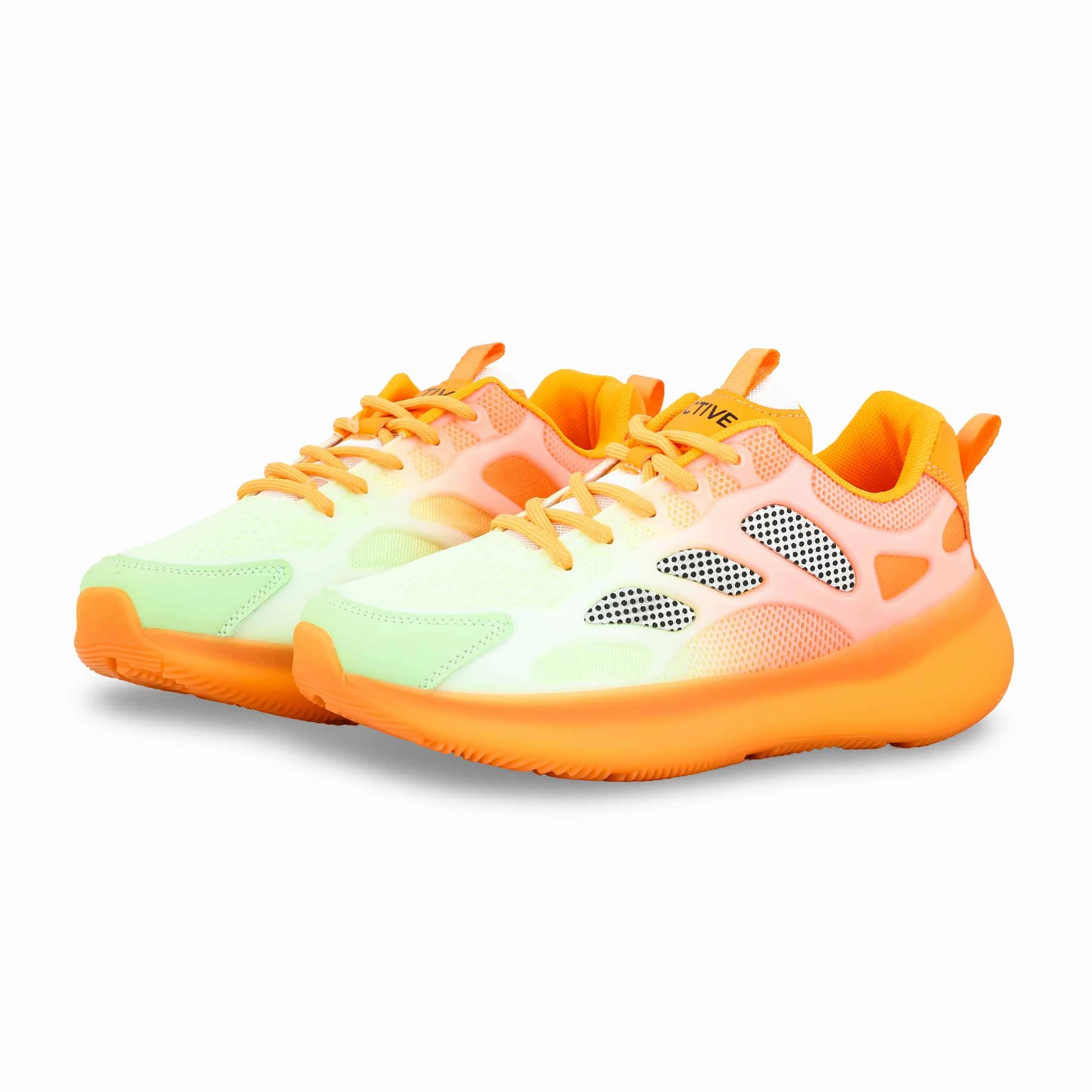 Orange Casual Sneaker For Women AT7348 Sneaker Performance