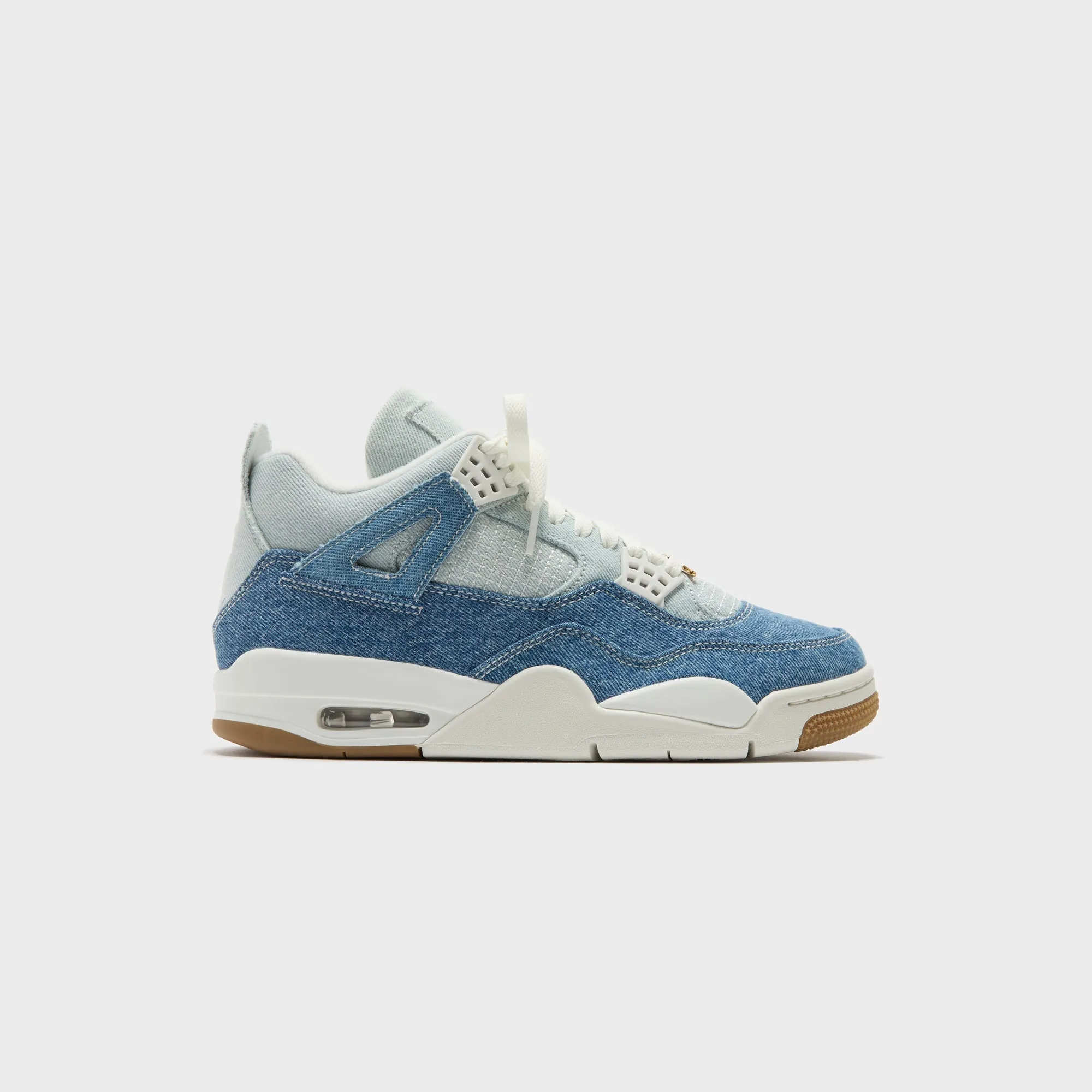 Torsional Rigidity Bar Jordan WMNS Air Jordan 4 Retro - Tex Sail / Sail Gum / Light Brown / Worn Blue
