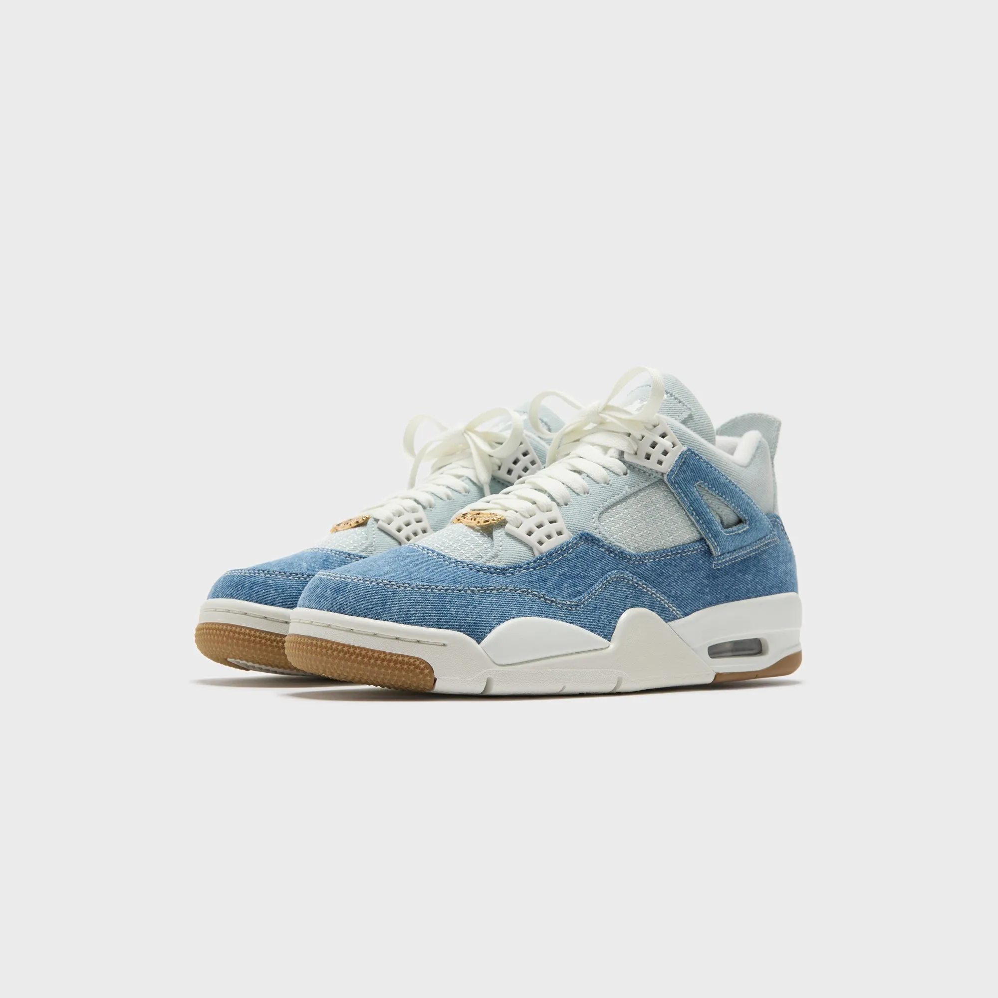 Jordan WMNS Air Jordan 4 Retro - Tex Sail / Sail Gum / Light Brown / Worn Blue Indoor Runner's Choice