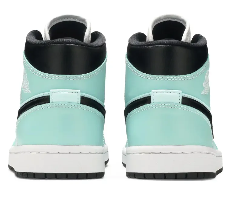 Classic Control Womens Nike Air Jordan 1 Mid (Aqua Blue Tint)