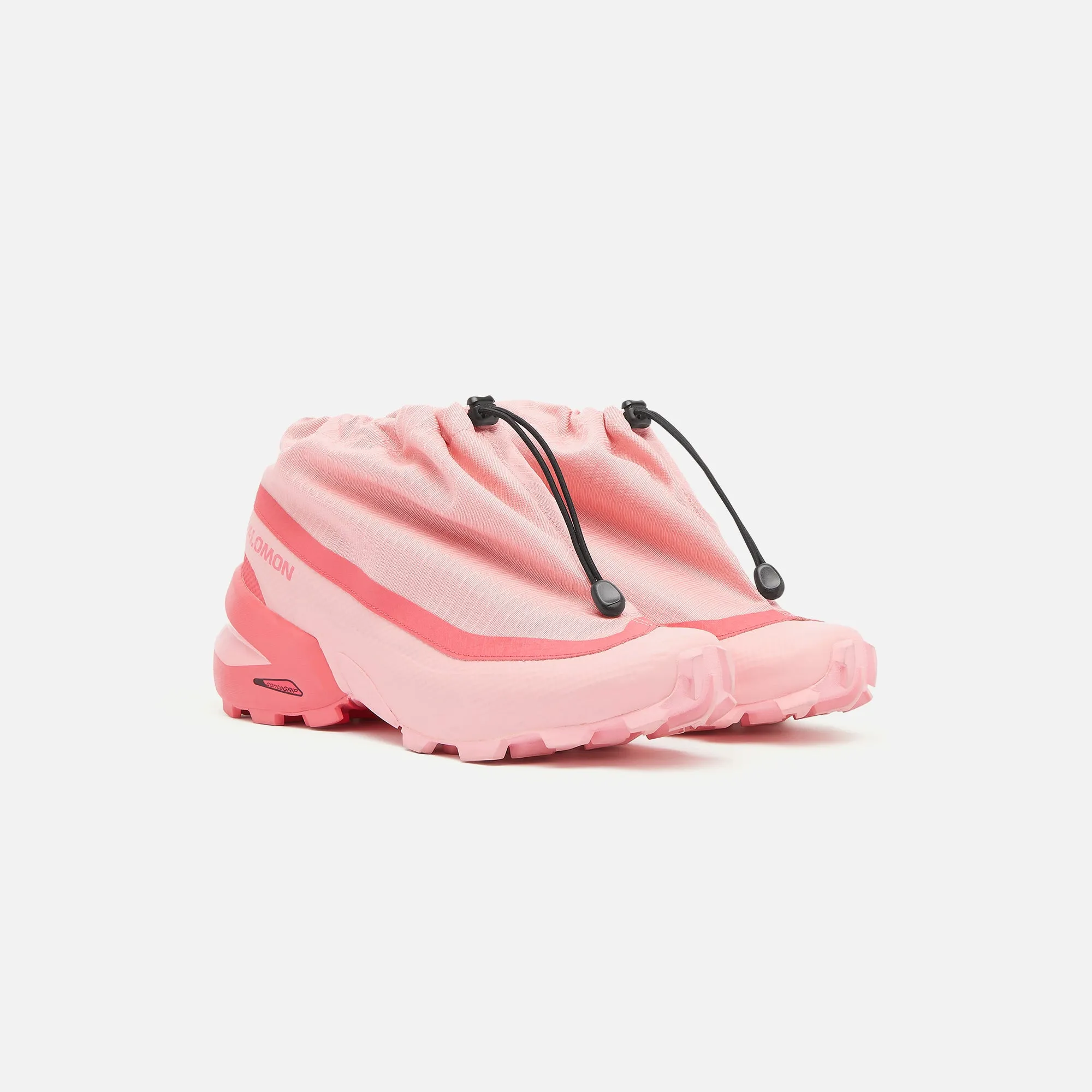 Salomon x MM6 Maison Margiela WMNS Cross Low - Flamingo Pink / Rouge Red / Black Deep Tread Pattern