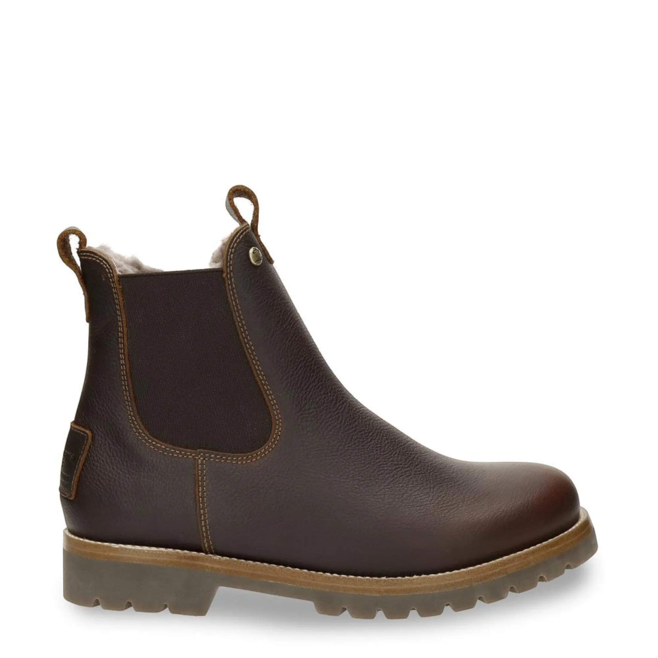 Construction Grade Protective Layer Panama Jack Men's Beny Igloo C2 Chestnut Waterproof Leather Chelsea Boots