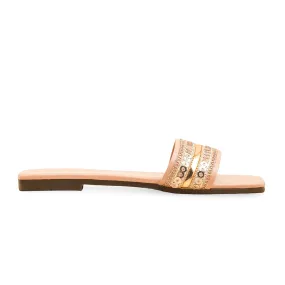 Peach Casual Slipper CL2137 Morning Fresh Boutique Trip