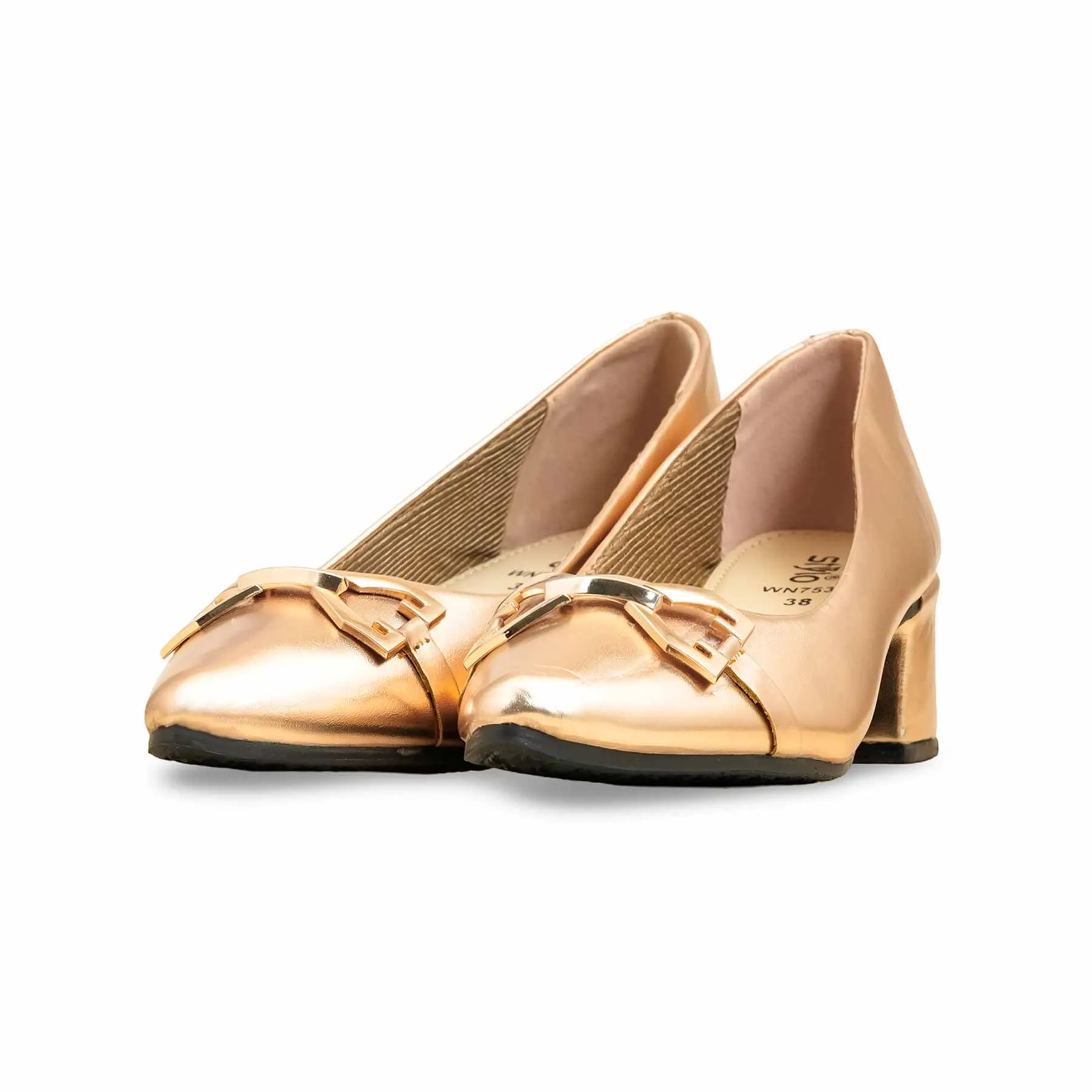 Peach Court Shoes For Women WN7536 Club Ready