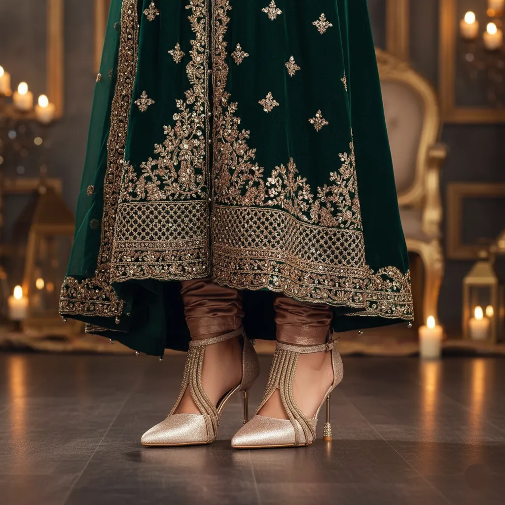 Smooth Walk Peach Fancy Bridal Back Open WN5453