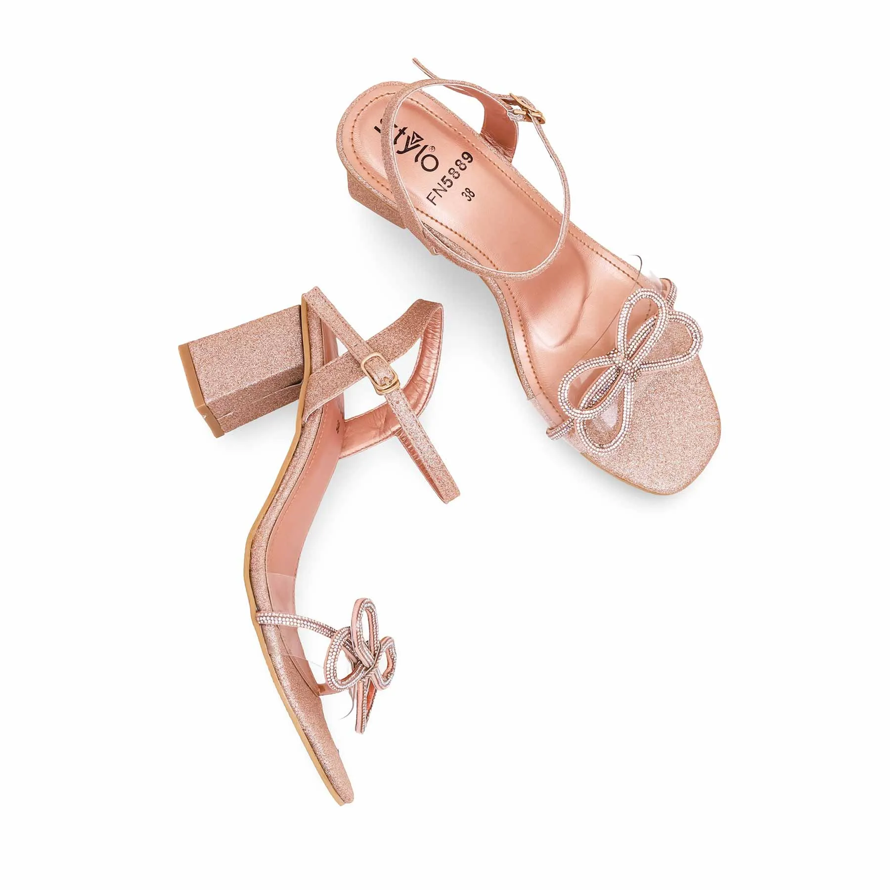 Peach Fancy Sandal FN5889 Shock Absorbing