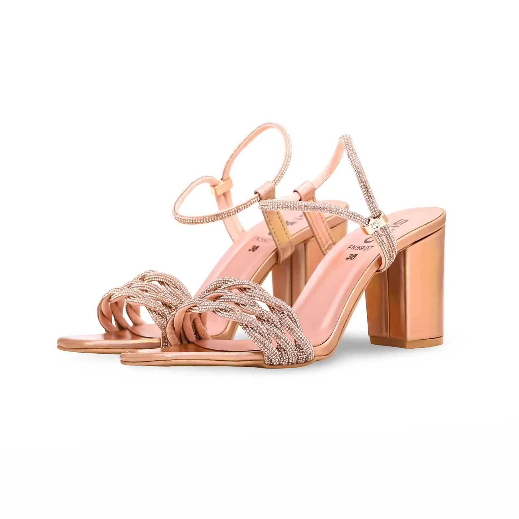 Peach Fancy Sandal FN5907 Quick Change