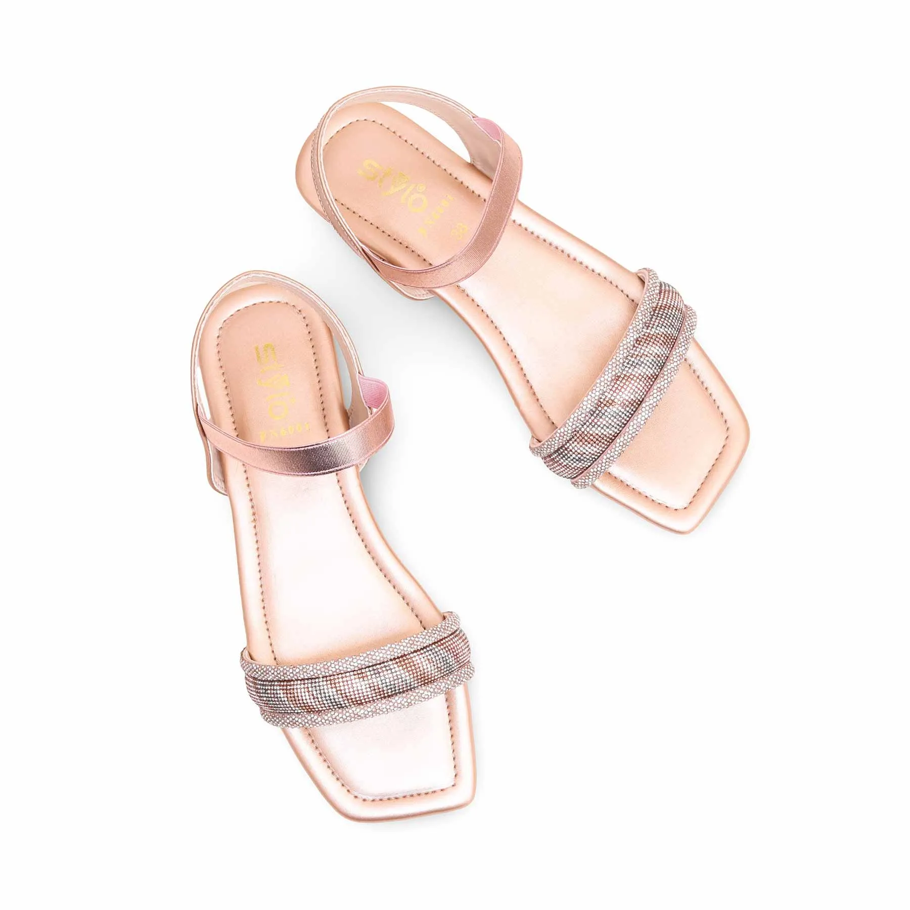 Peach Fancy Sandal FN6001 Market Vibe