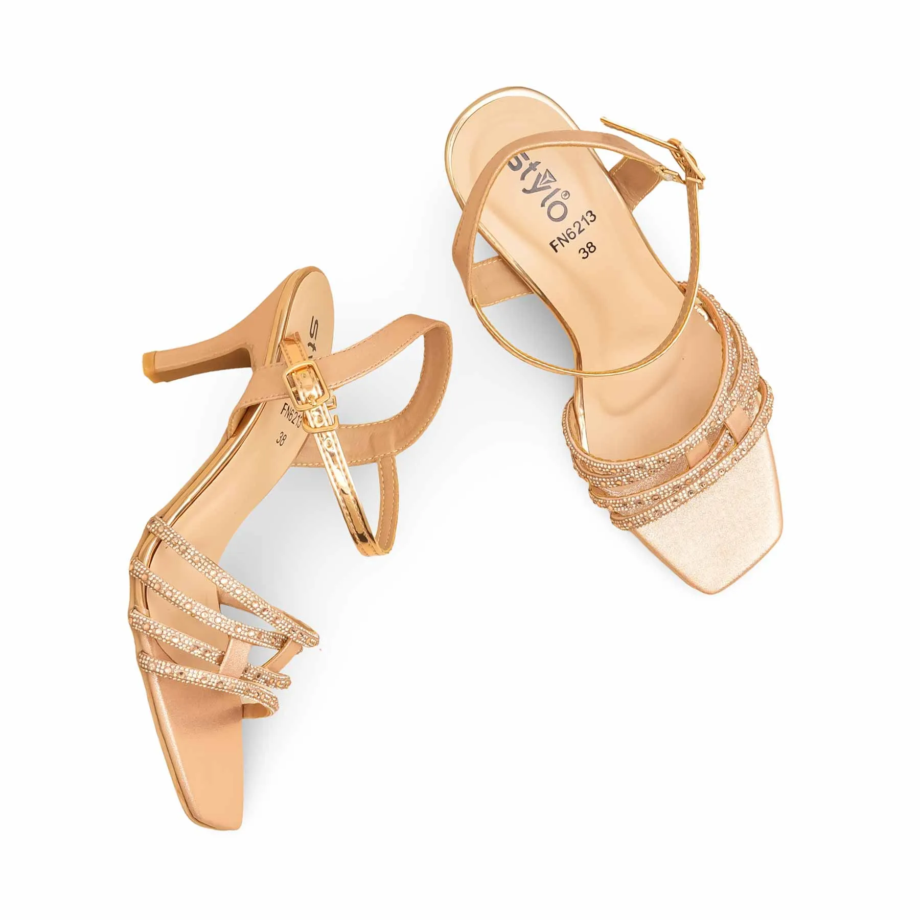Classic Lady Timeless Classic Peach Fancy Sandal FN6213