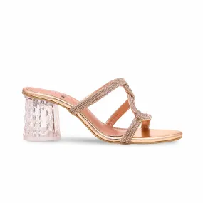 Peach Fancy Slipper FN7867 Sophisticated Pumps