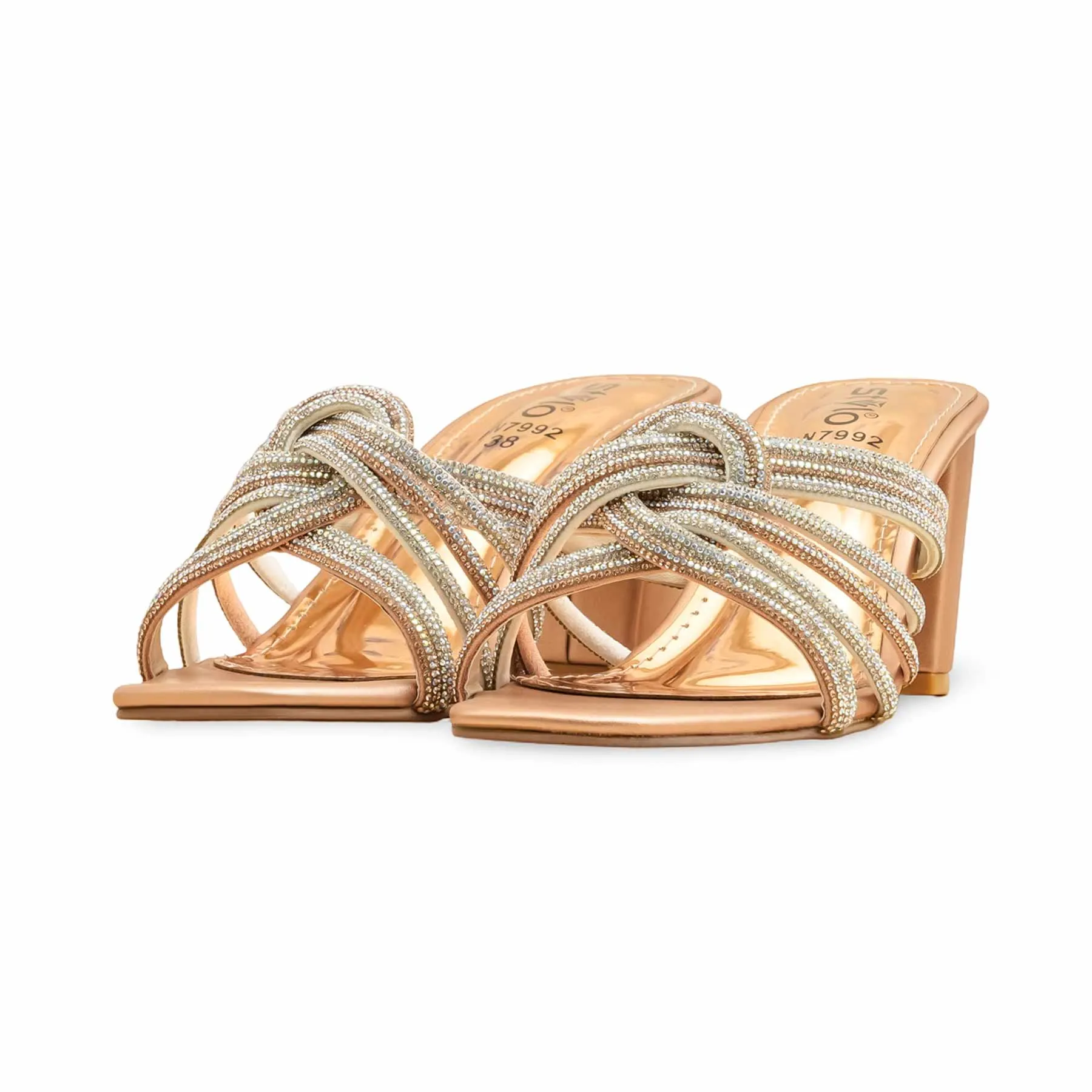 Peach Fancy Slipper FN7992 Quick Spark Comfy Walk