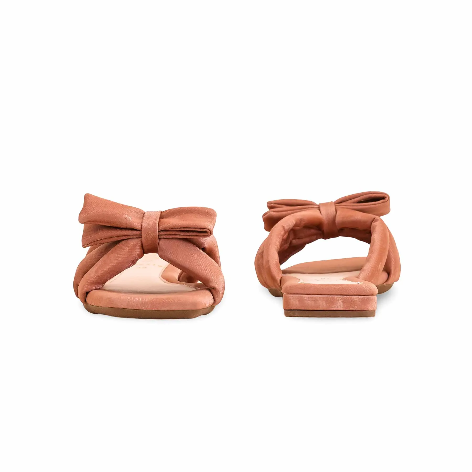 Bazaar Day High Lane Peach Formal Slipper For Women FR8319