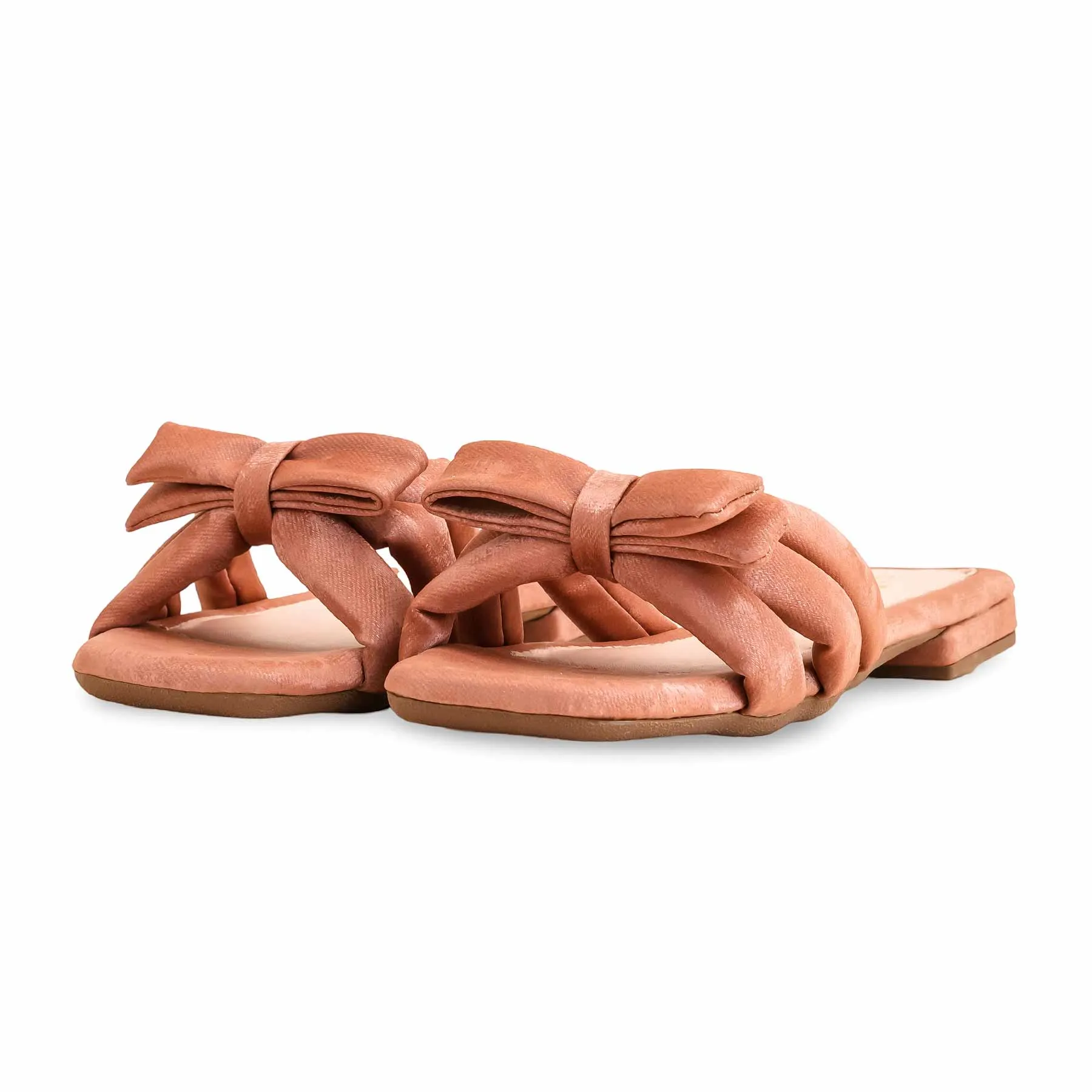 Peach Formal Slipper For Women FR8319 Relaxed Sole orthopedic