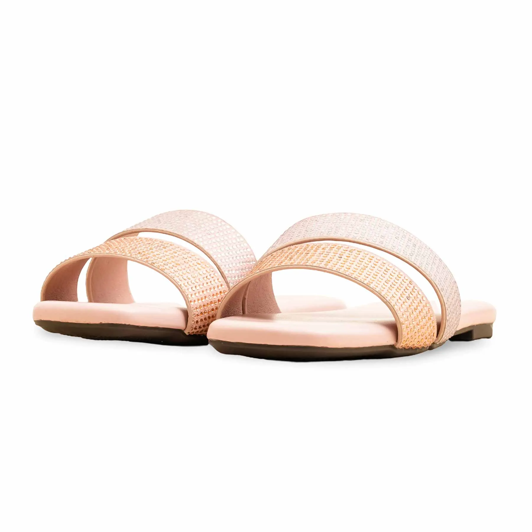 Hill Glow Odor Resistant Peach Formal Slipper FR8408