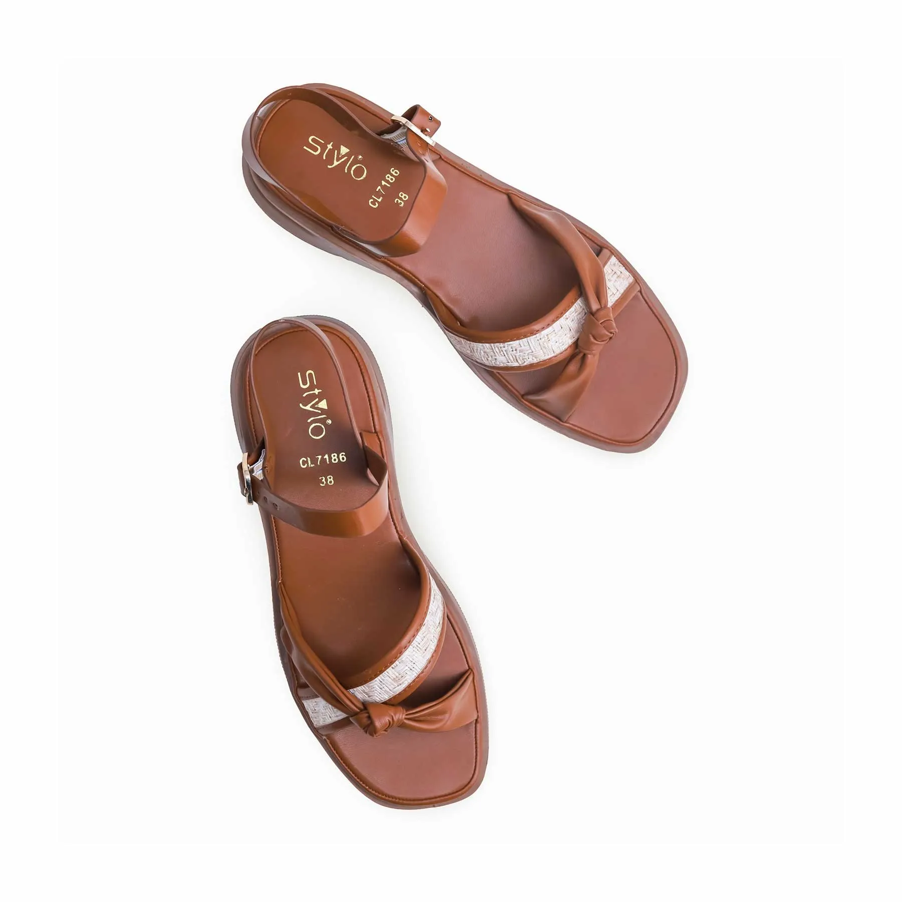 Brown Casual Sandal CL7186 Bold Statement