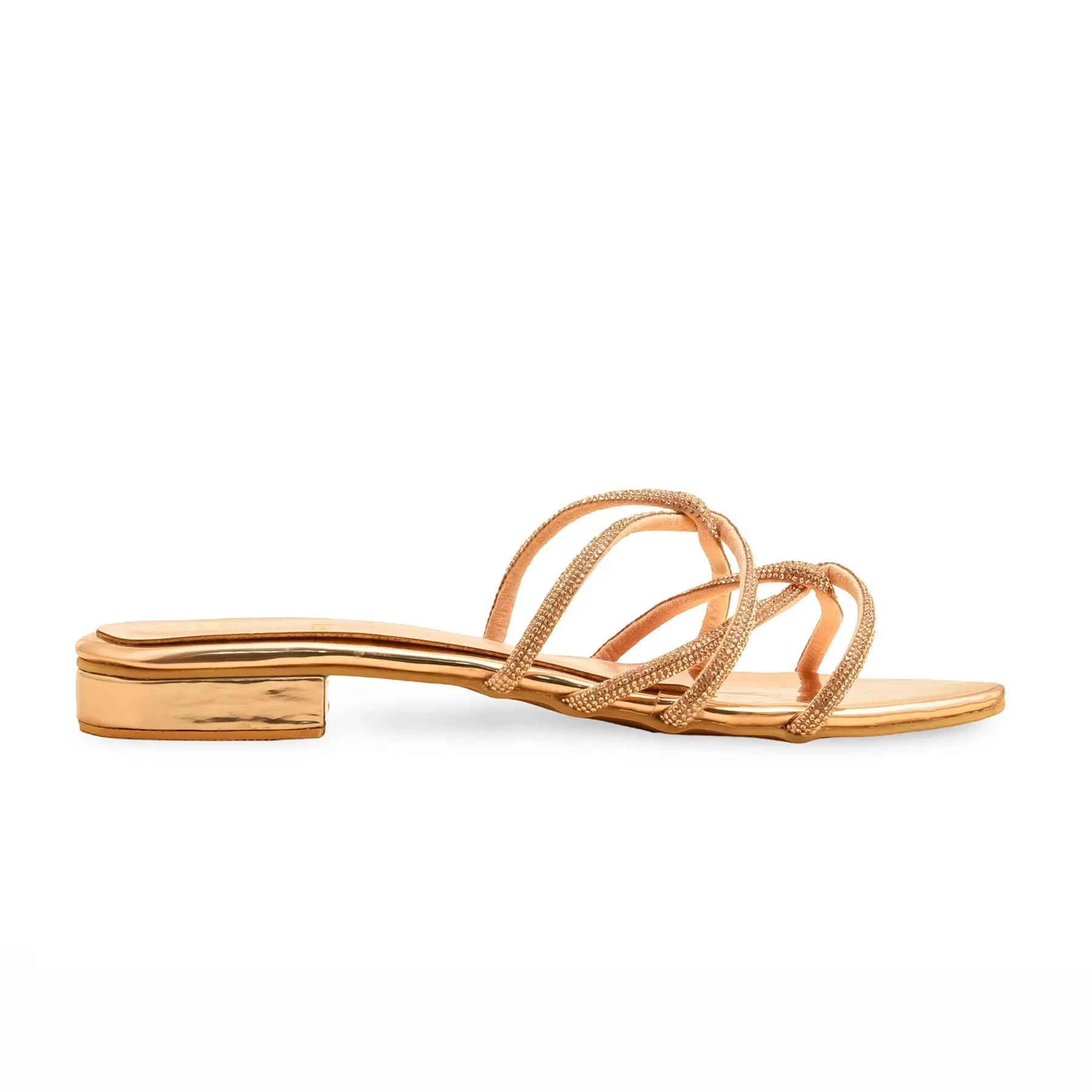 Chain Style Simple Walk Peach Fancy Slipper FN8007