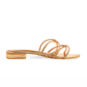 Chain Style Simple Walk Peach Fancy Slipper FN8007