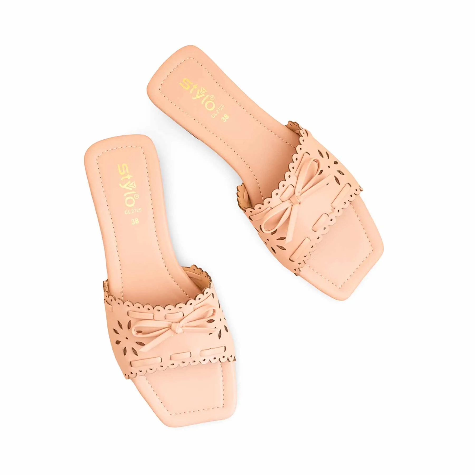 Pink Casual Slipper CL2129 Timeless Design Flats