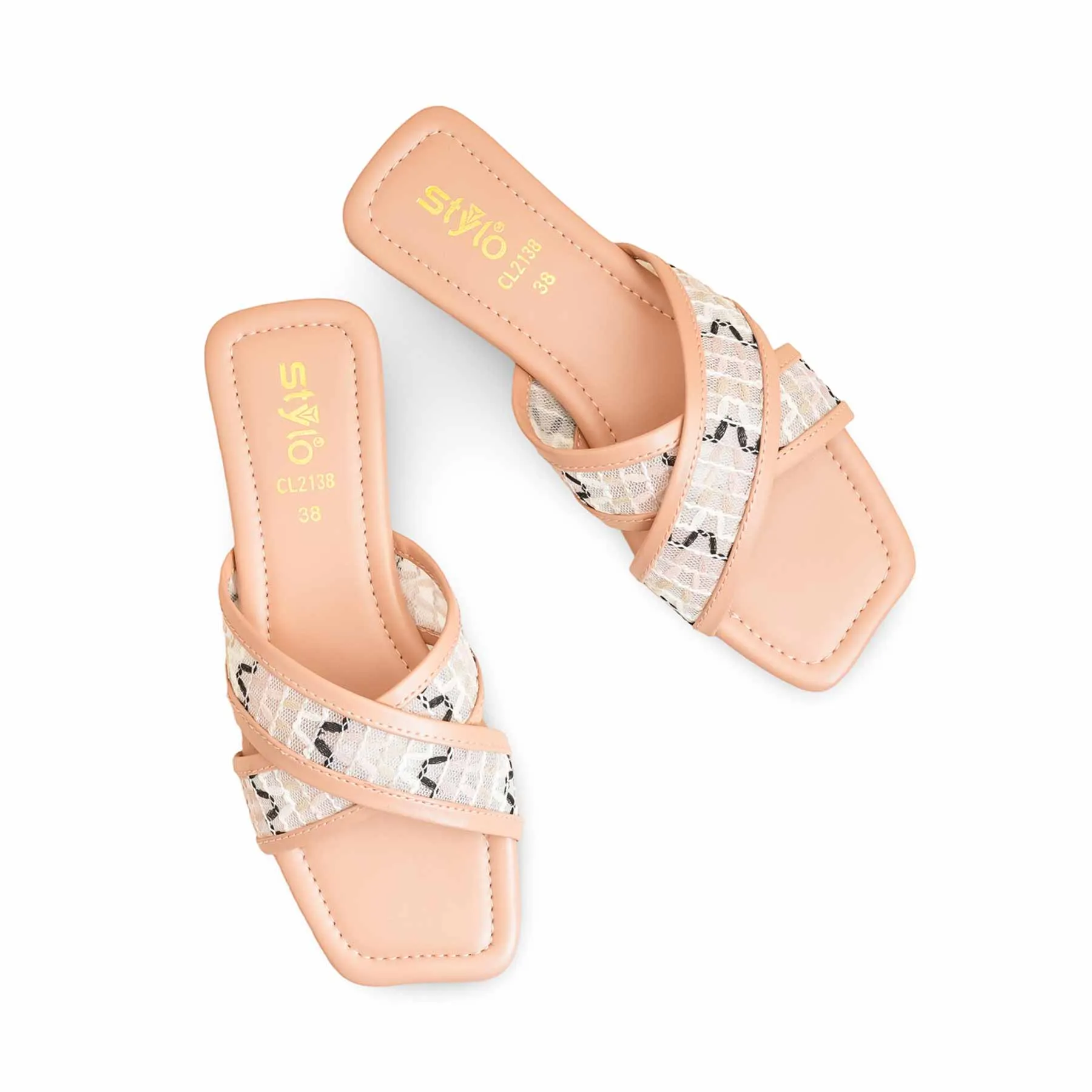 Pink Casual Slipper CL2138 Look Point Classic Comfort