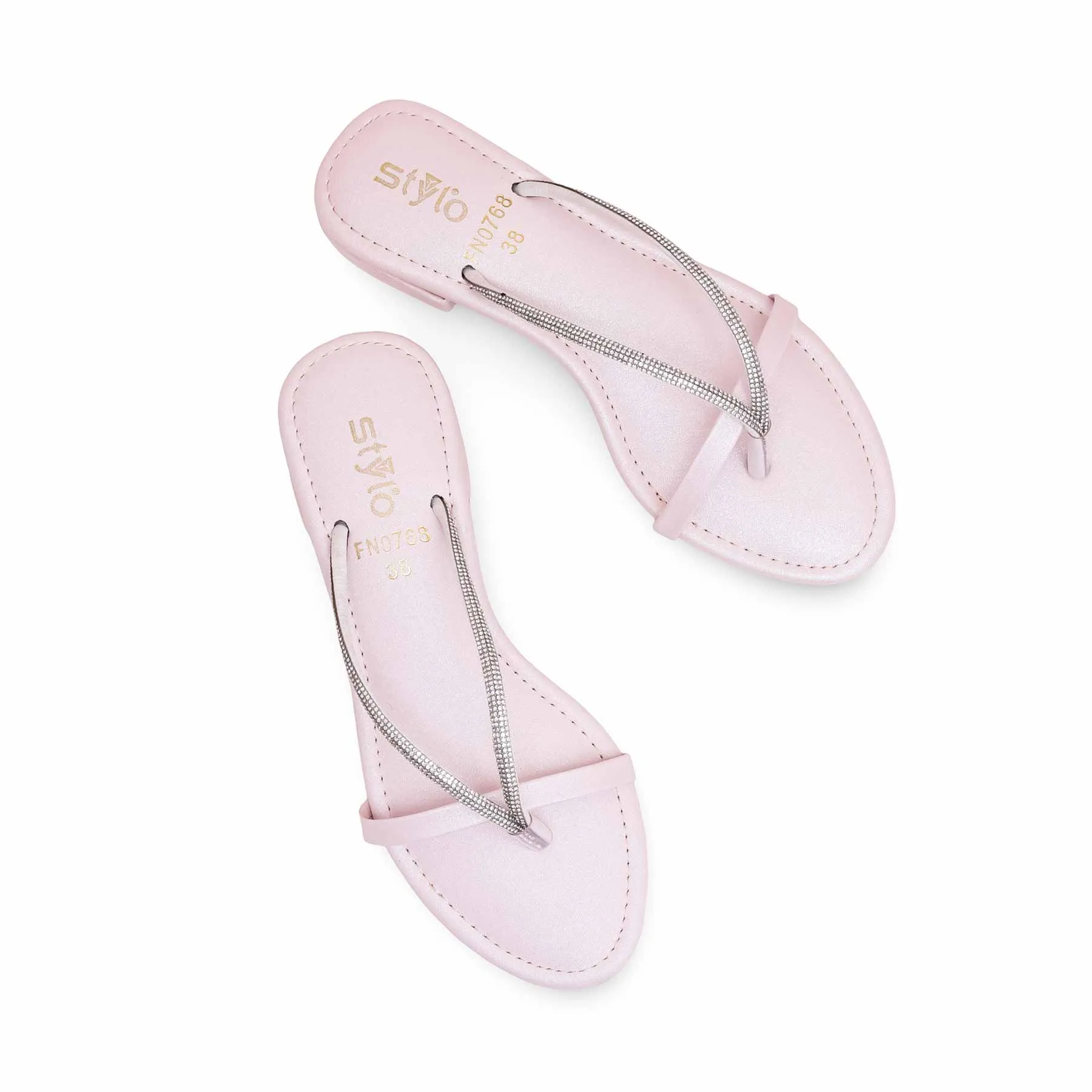 Pink Fancy Chappal FN0768 Relaxing Step