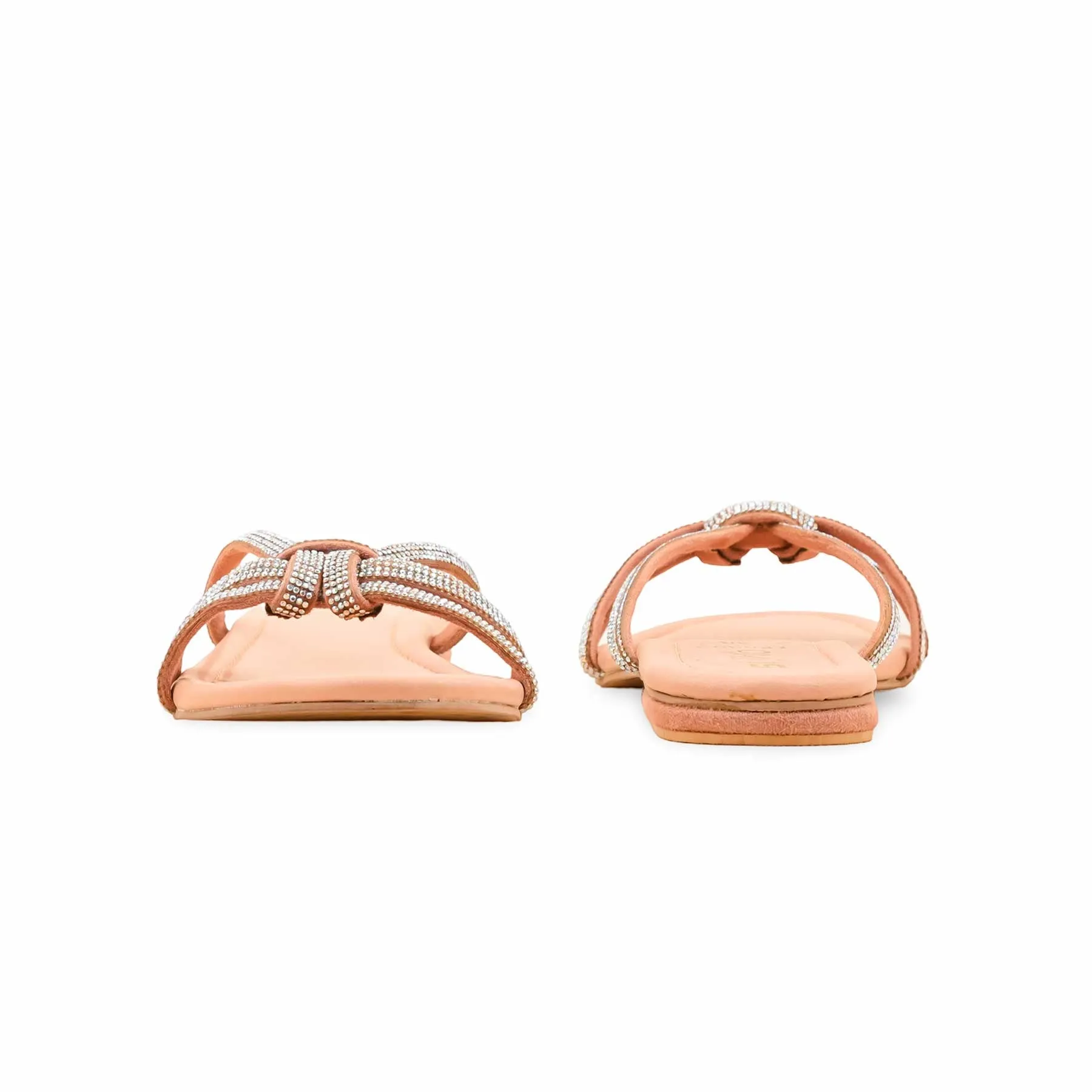 Pink Formal Slipper FR8395 Zip Fast