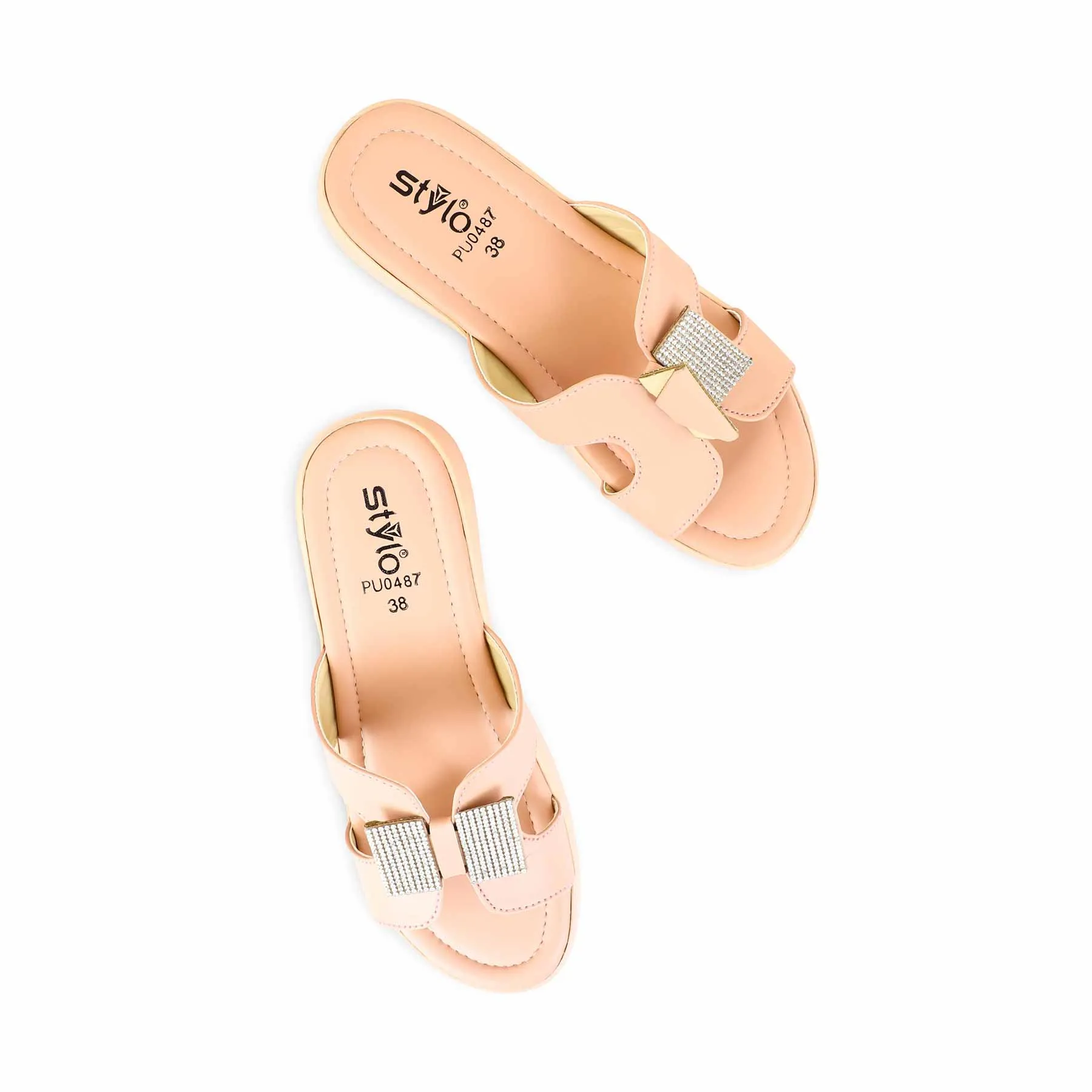 Pink Formal Slipper PU0487 Night Glamour Wedding Sandals