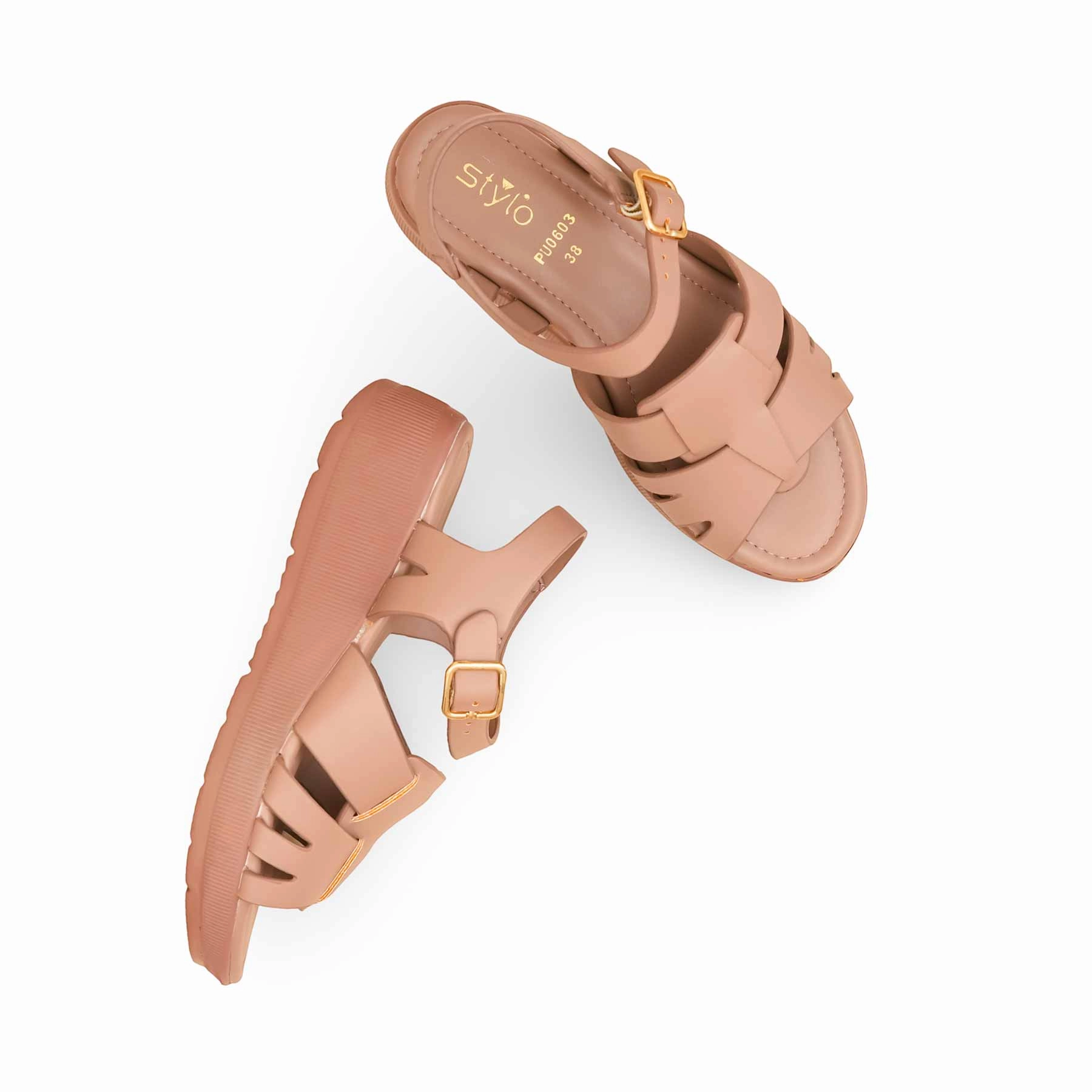 Pink Formal Ladies Sandal PU0603 Indoor Comfort Eco friendly materials