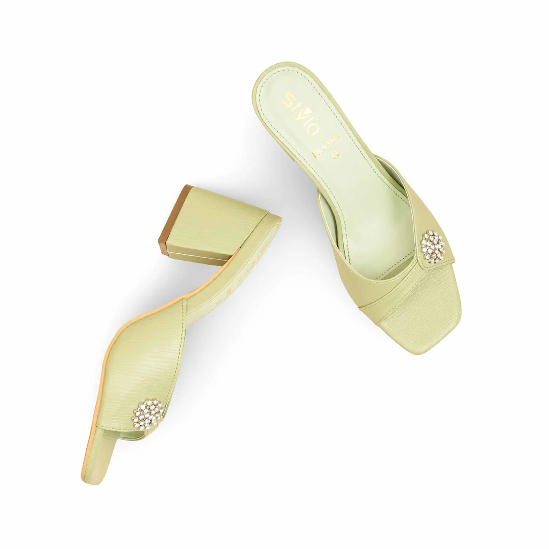 Curve Fit PISTAGREEN Formal Slipper For Women FR8363