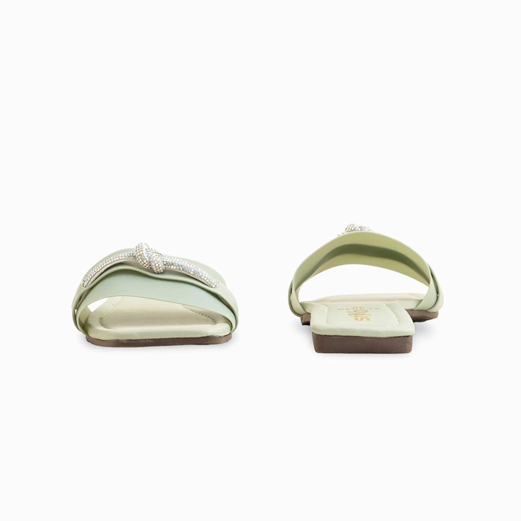 Soft Movement Yoga Glow PISTAGREEN Casual Slipper For Ladies CL2036