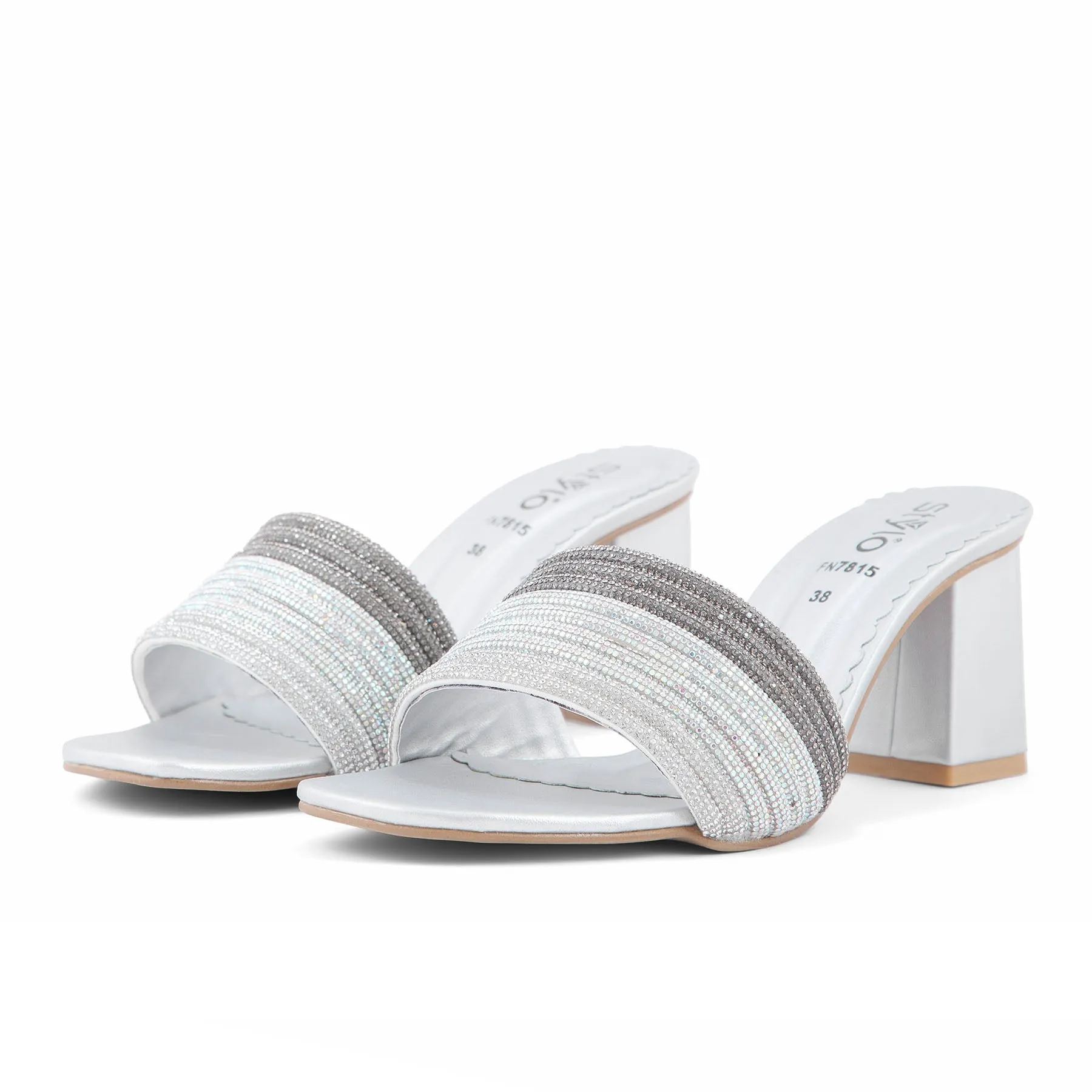 Travel Guard Soft Interior Silver Fancy Slipper FN7815