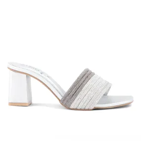 Silver Fancy Slipper FN7815 Chic Bride