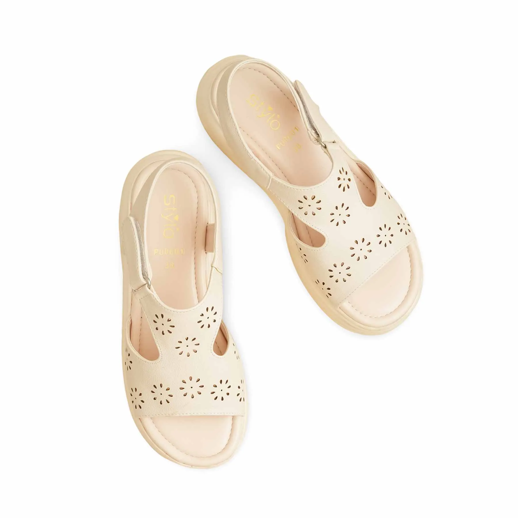 Cafe Moment Beige Formal Sandal PU0601