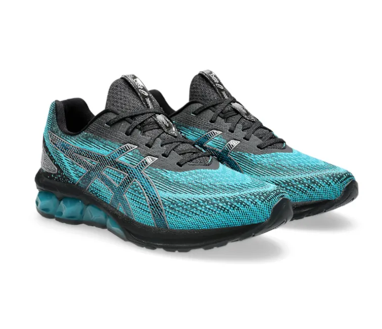 Shock Diffusion Midsole Abrasion Resistant Reinforcement Men's Asics Gel-Quantum 180 7 (Carbon/Lagoon)