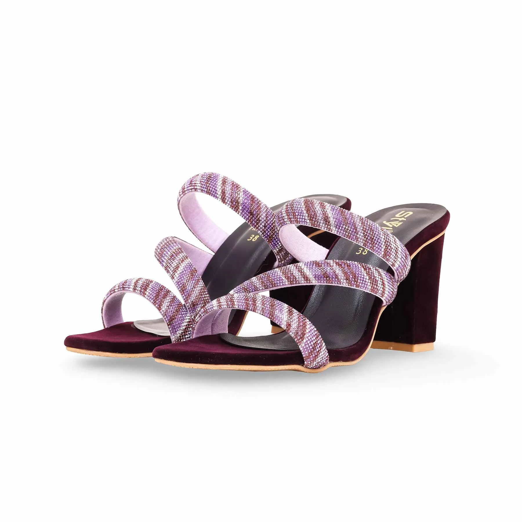 Comfortable Booties Height Boost Purple Fancy Slipper FN7865