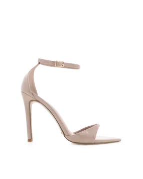 QUEENA - LATTE PATENT Bridal Shoes