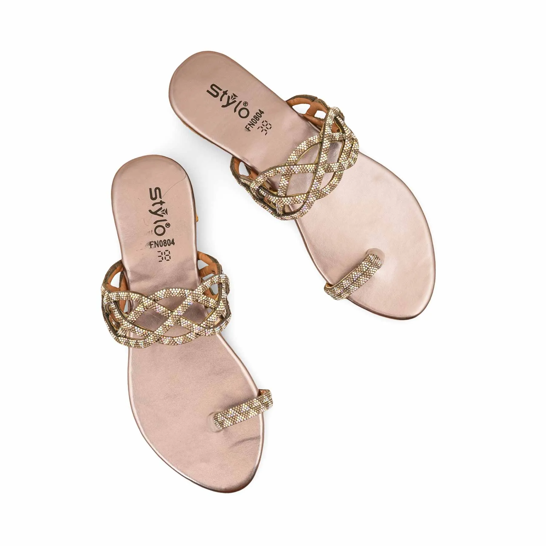 Grey Fancy Chappal FN0804 Easygoing Wear